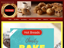 Tablet Screenshot of hotbreads.in